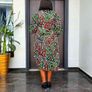 African Fabric Shirt Dress Image 6
