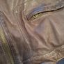 Womens Brown leather jacket size 12-14uk Image 7