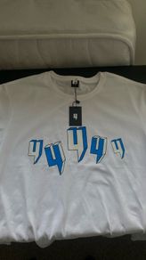 White and Blue Yelir T Shirt