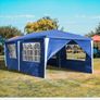 3x6M Awning Gazebo Tent with 6 Sidewalls Marquee Party Tent Green Fully Waterproof For Outdoor Event Image 7