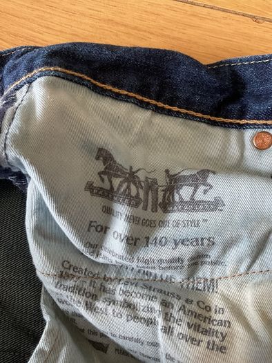 Mens Levi Strauss Jeans W36L32