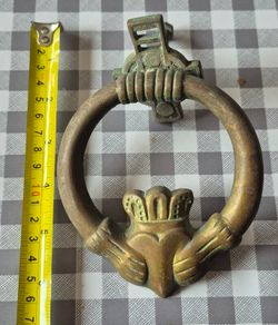 Brass door knocker