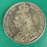 England 1892 VICTORIA Silver Crown Coin In Extremely Fine Condition Image 2