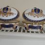 Vintage French Style Porcelain Trinket Boxes Image 6