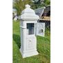 Cast Iron Pillar Post box White CH R 1702B W Image 3