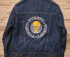 Vintage Tweety Pie denim jacket