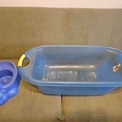 Baby bath tub and potty