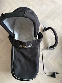 out and about bassinet for double