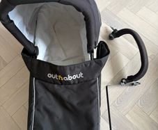 out and about bassinet for double