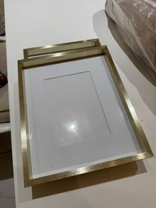 Lot of 2 Primark Home Gold Photo Frame - 8x10in | 20x25cm