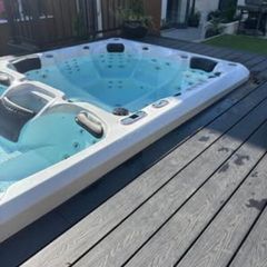 Swim Spa and Integrated Hot Tub