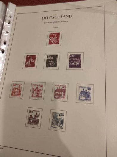 GERMANY 1975-82 album with stamps