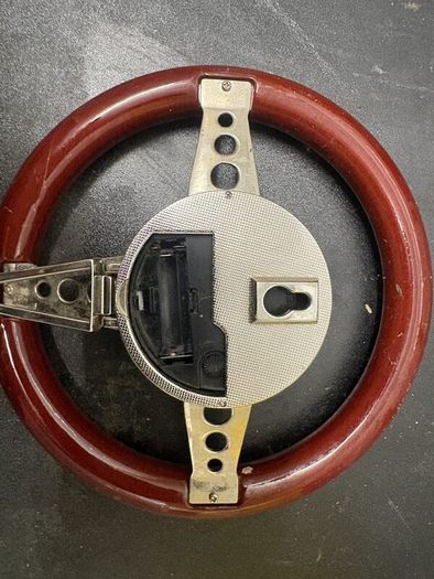 Vintage Nautical Steering-Wheel Wall Clock