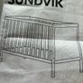 IKEA SUNDVIK Cot/toddler bed Image 4