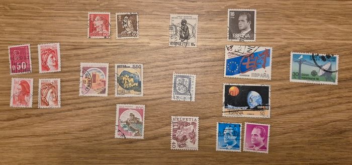 350 Postage Stamps