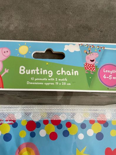 Peppa Pig Bunting Chain