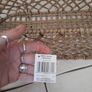 rattan and wood long plant stand Image 5