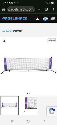 Slazenger tennis/padel net.
