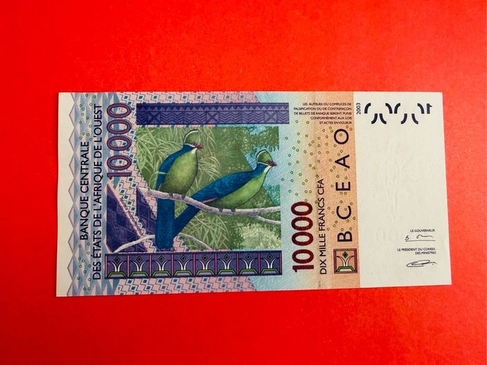 Central African  States  10,000 Francs  2003  . ( Uncirculated )