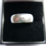 Vintage Sterling Silver  Band Ring 5g size O1/2 Image 6