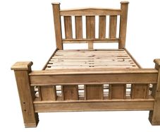 Solid Oak Bed & Mattress