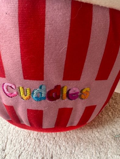 Candy Cuddles Cupcake/Ice Cream Plush approx. 27. Used Please see photos