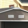 NEW SALE | 13 x 11ft Garden Metal Storage Shed Outdoor Storage Shed with Foundation Ventilation & Doors, Light Grey Image 5