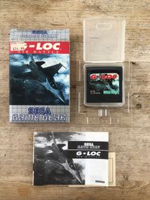 Sega Game Gear G-Loc Boxed