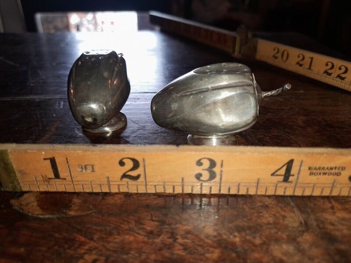 Silver Salt & Pepper Shakers