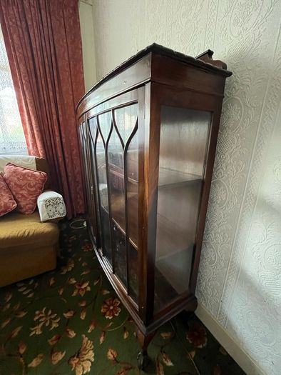 Vintage Mahogany Display Cabinet
