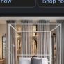 four poster double bed AND mattress Image 3