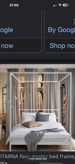 four poster double bed AND mattress