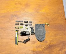 Philips OneBlade Hybrid Trimmer/Shaver + 14 Replacement Heads, Nose Trimmer Blade & Pouch