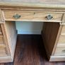 vintage wooden desk Image 4