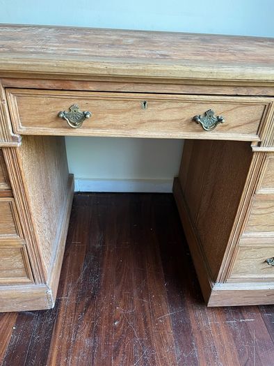 vintage wooden desk