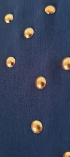 Blue Stud Detail Chiffon Shirt