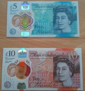 England. Bailey 10 and 20 pound notes