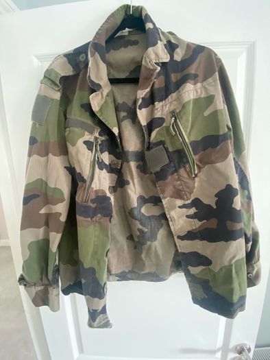 Military surplus camo uniform