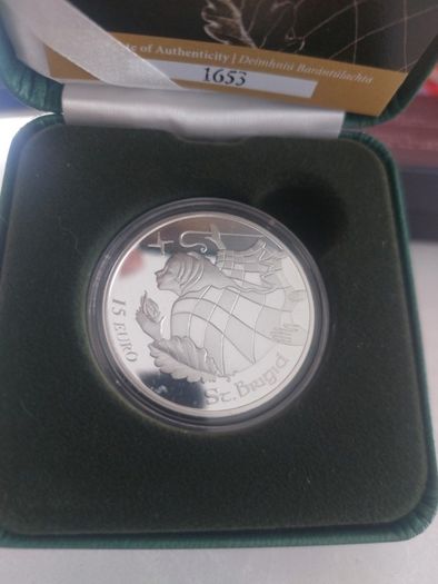 st brgid silver proof low mintage