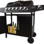 Gas Barbecue Grill Trolley BBQ 3/4/5/6 Burner with Side Stove Gas Grill TUV Tested, Black Image 8