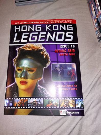 collection of Hong Kong Legend DVDs and magazine