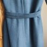 H&M Conscious Black Wool Blend Belted Coat Size 10 / 12 Oversized Image 8