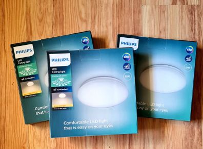 3 New Philips Led ceiling lights