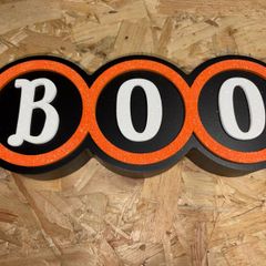 Wooden Halloween Sign