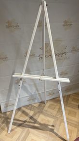 White easel