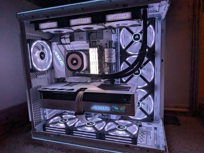 Lian Li O11D Evo Rgb White Mid-tower Atx Gaming PC Case