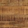 Dining Table Solid Rough Mange Wood and Steel 120 cm Image 3