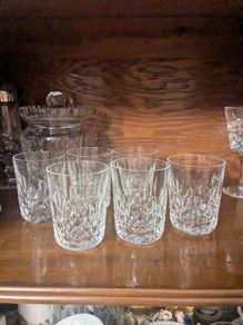 Waterfod crystal Lismore 6 Oz tummblers