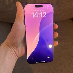 iPhone 16 pro max desert titanium 256gb unlocked, 100% battery percentage