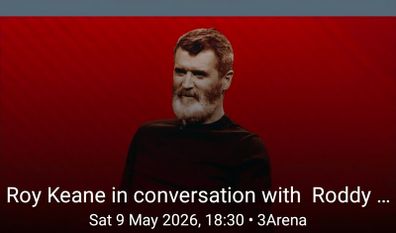 roy keane tickets x 2 3 arena